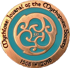 50th Anniversary of Mythlore Lapel Pin